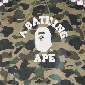 Camo BAPE hoodie